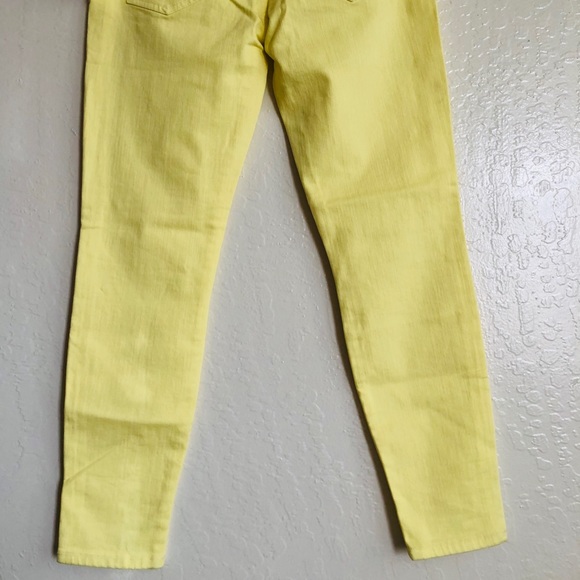 NEW Current/Elliott The Stiletto Jeans in Acid Yellow shade Size 27 - Picture 6 of 8